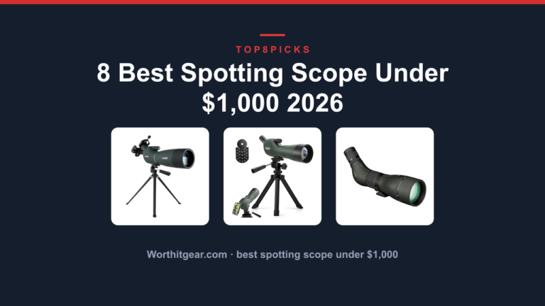 8 Best Spotting Scope Under $1,000 2026
