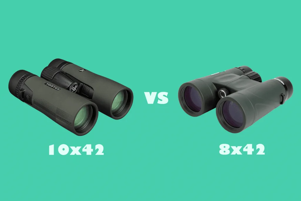 8x42 vs 10x42 binoculars
