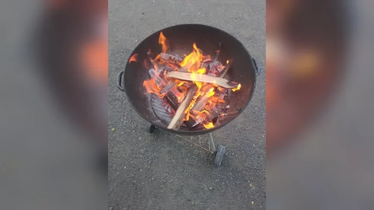 can you burn charcoal in a fire pit