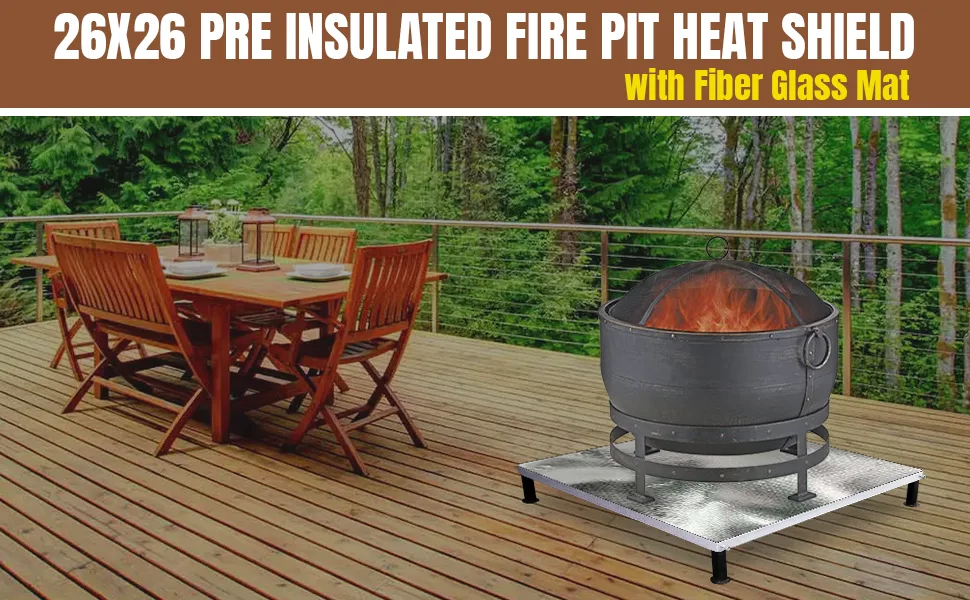 can you put a fire pit on a wooden deck