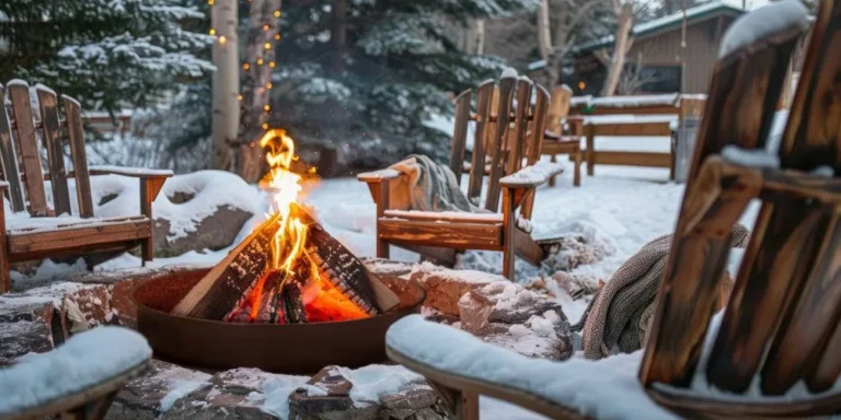 can you use a fire pit in winter
