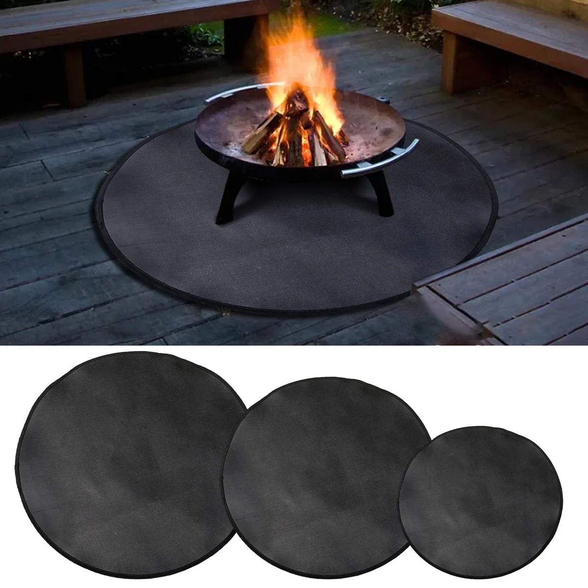 fire pit deck pad
