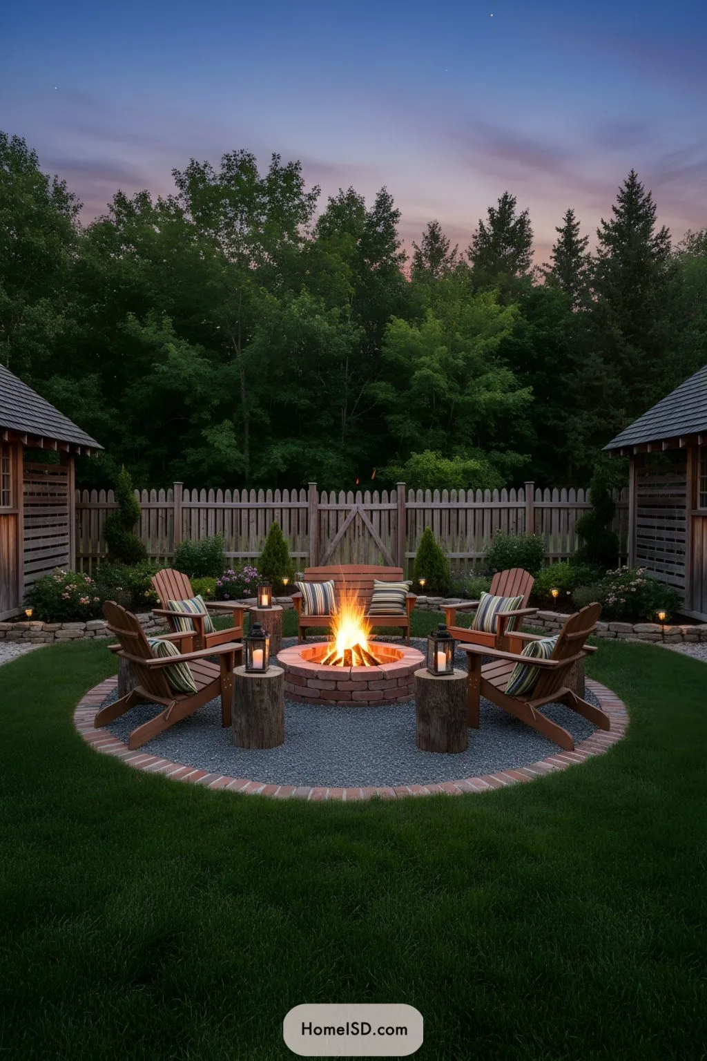 fire pit fence fire hazard