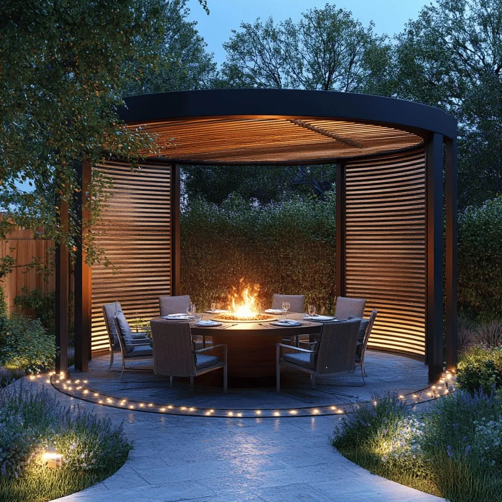 fire pit shelter
