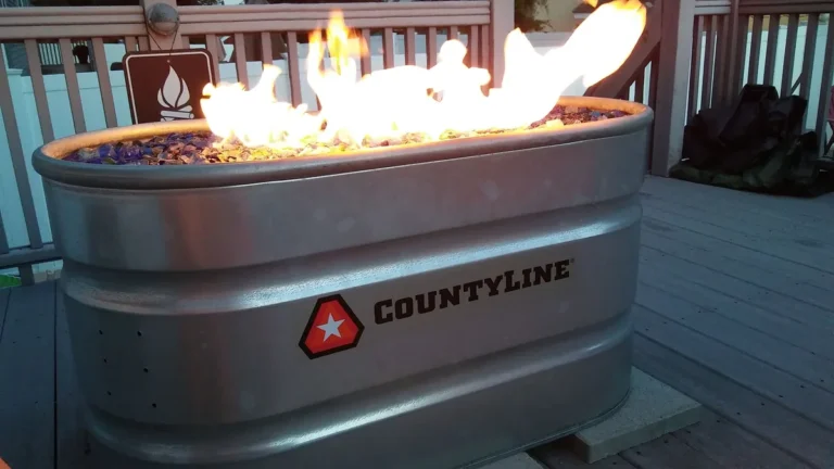 how long does propane last in a fire pit