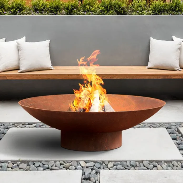 how to clean a fire pit