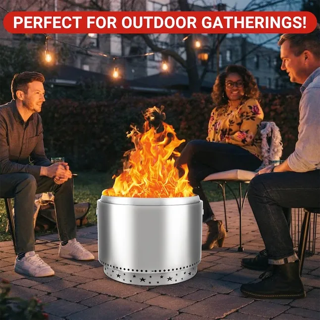 how to reduce smoke from a fire pit