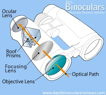 Schmidt-Pechan prism light path